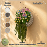 Why Not - Finavon Wicker Floral Sconce-ButterfliesAdd Me
