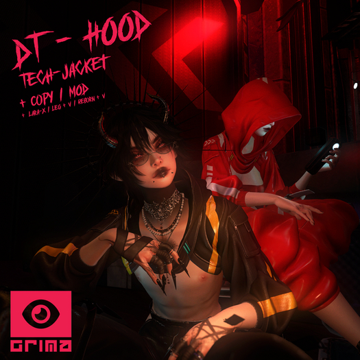 GRIMA : DT-Hooded Top [RC]