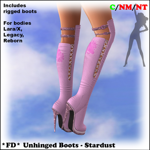 *FD* Unhinged Boots [Boxed] Stardust