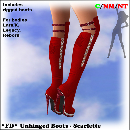 *FD* Unhinged Boots [Boxed] Scarlette