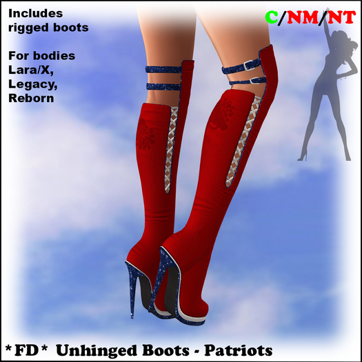 *FD* Unhinged Boots [Boxed] Patriots