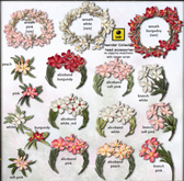 *LODE* Head Accessory - Oleander Aliceband [burgundy] Hair Flowers, Floral head band,  髪につける花