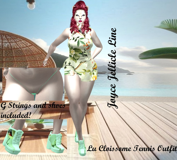 Demo Lu Cloissome Tennis Outfit