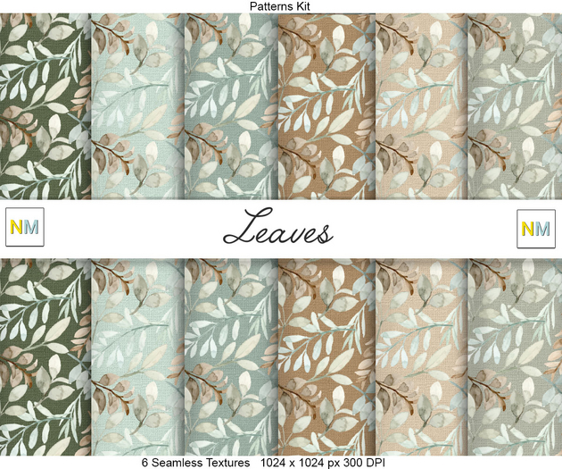 Leaves Seamless Textures NM