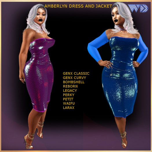 WAD DESIGNS AMBERLYN DRESS AND JACKET