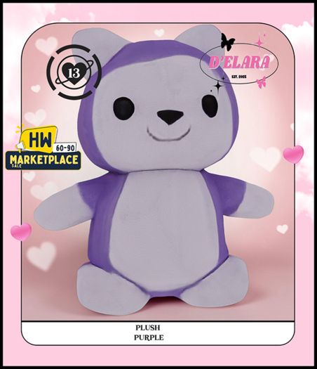 D'Elara #13 BEAR PURPLE