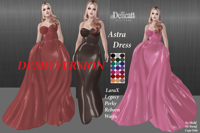 Delicatt Couture - Astra Gown Dress - Demo