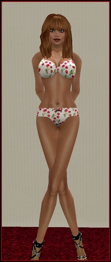 Cherry Bra & Pantie Set
