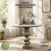 Why Not - Cullerlie Ceramic Bloom Column Table Set-Add Me