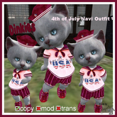 *JAS* Dinkies 4th of July Navi Outfit 1