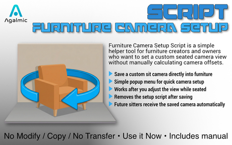 Furniture Camera Setup