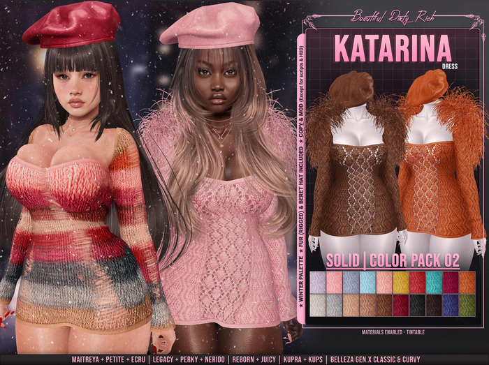*B.D.R.* Katarina -Dress- (Solid Knit 02)