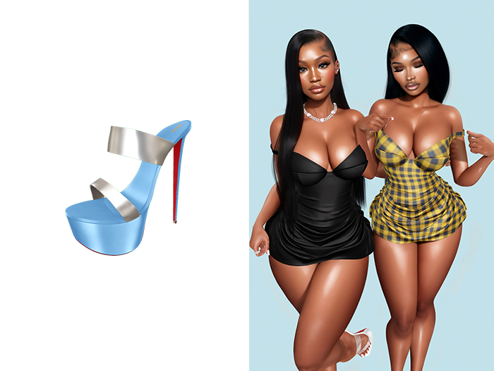 [Brior] Ayla Sandals - (Blue)
