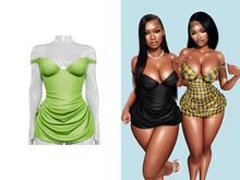 [Brior] Ayla Bustier Dress - (Green)