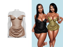 [Brior] Ayla Bustier Dress - (Nude)