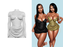 [Brior] Ayla Bustier Dress - (White)