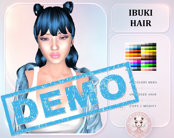 Female Hair woman DEMO Ibuki