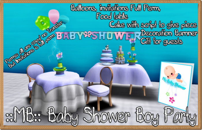 ::MB:: Baby Shower Boy Party