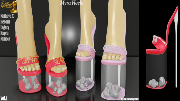 .:Minova:. High Red Myra Heels V1