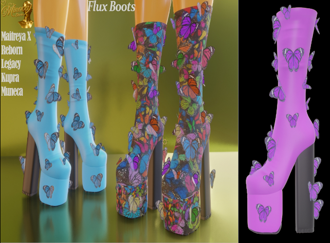 .:Minova:. Purple Flux Boots