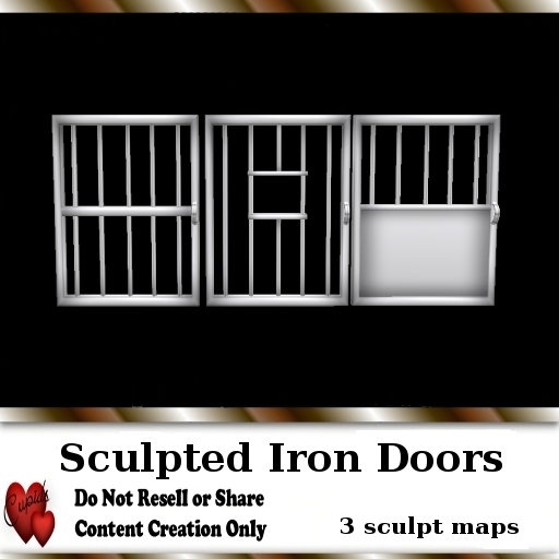 Sculpted Iron Doors