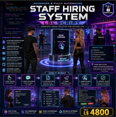 Staff Hiring System LSL Script Full Perms | Multi-Step Application, Admin Review Panel, Role Manager & Auto Cleanup