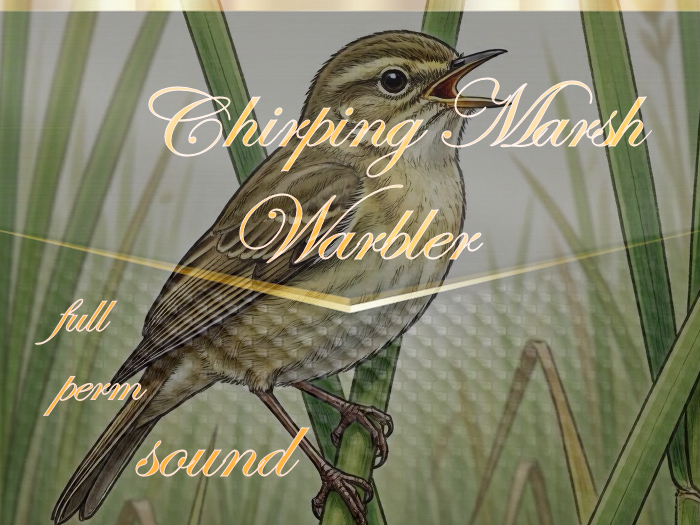 Bunny's Sounds-Chirping Marsh Warbler Ambience Sound-full perm bird sounds