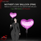 *Tsuru Store* Mother's Day Balloon (Pink) - hold and rezz