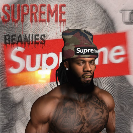 Motion ~  Red Camo  Supreme Beanie