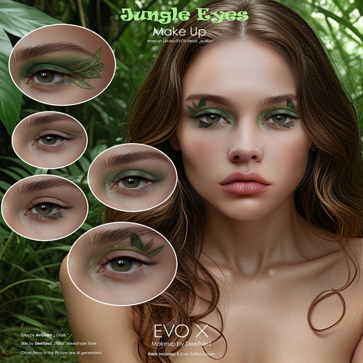 DeeTaleZ *DEMO* for lel EVOX - Makeup - JUNGLE EYES