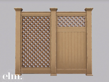 Elm. Sawyer Fence [Yellow]