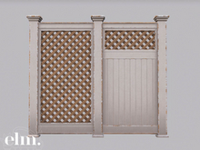 Elm. Sawyer Fence [White]