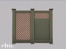 Elm. Sawyer Fence [Green]