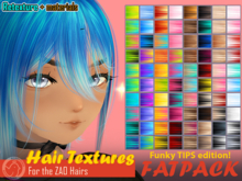 Berrybird - ZAO Hair Textures (Tips) [FATPACK]