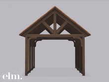 Elm. Sawyer Carport [Walnut]
