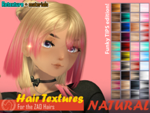 Berrybird - ZAO Hair Textures (Tips) [NATURAL]