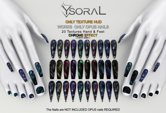- YsoraL - .: 20 colors Applier OPUS Nails :. (Galaxy Stars) 