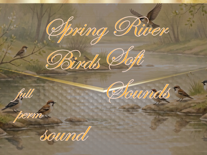 Bunny's Sounds-Spring River Birds Soft Sounds-full perm bird sounds