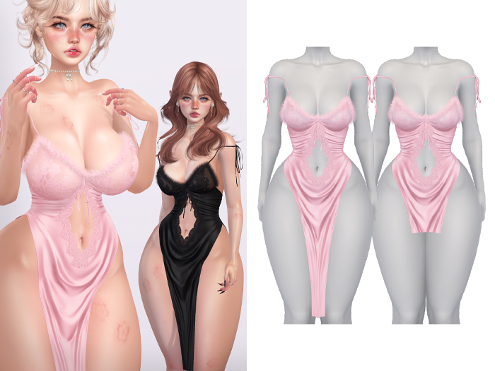 Mossu - Serenity Dress - Warm Rose 