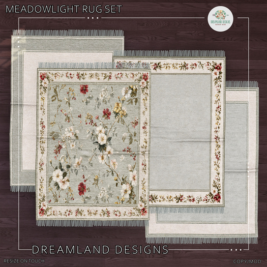 DD Meadowlight Rug Set