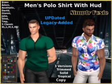 Men's Polo Shirt With Hud (Boxed) ADD