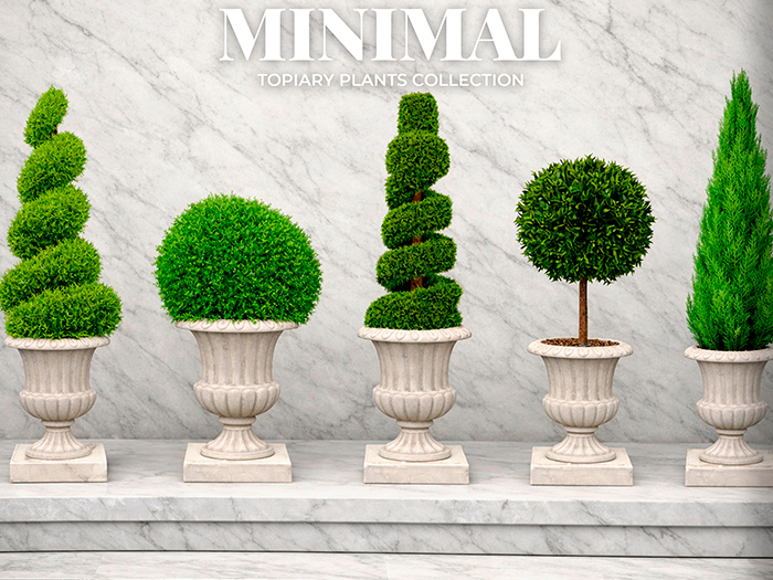 MINIMAL - Topiary Plants FATPACK