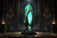 Mystic Crystal Obelisk Lamp – Fantasy Energy Stone Decor
