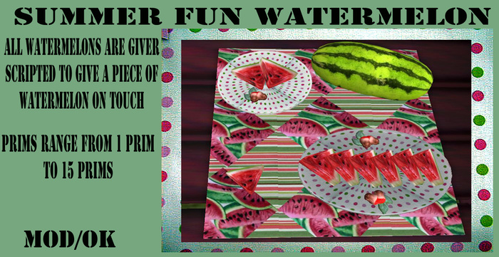summer fun watermelon