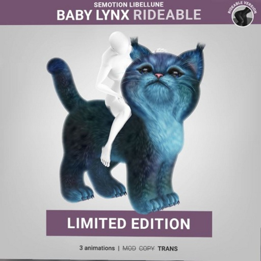 SEmotion Libellune Baby Lynx Rideable LIMITED