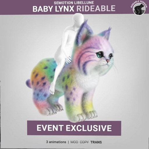 SEmotion Libellune Baby Lynx Rideable EXCLUSIVE