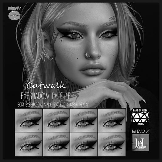 [POUT!] Catwalk Eyeshadows [EvoX] DEMO 