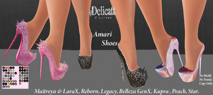 Delicatt Couture - Amari SHOES - MAY04♥2026♥