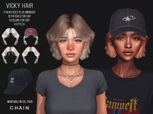 CHAIN - Vicky Hair - Blacks & Whites
