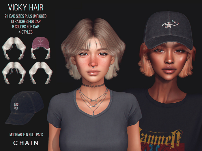 CHAIN - Vicky Hair - Multicolor